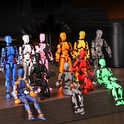 Custom DIY Articulated 13 Robot Dummy Action Figure 3d Printing Action Figure T13 Multi-jointed Movable Robot