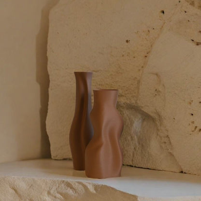 Eco-Friendly 3D Printed Vase for Fresh or Dried Flowers and Decor Gift for Home
